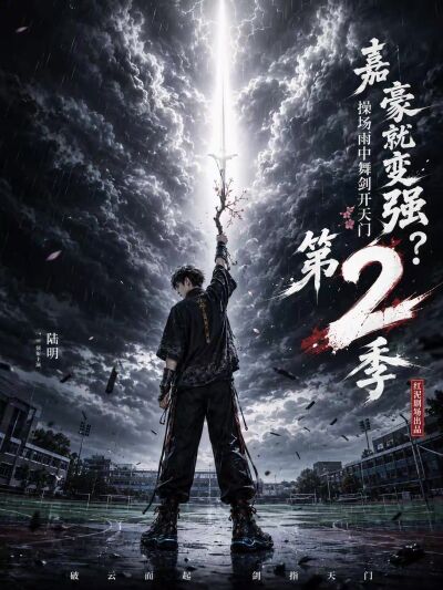 嘉豪就变强？操场雨中舞剑开天门第2季