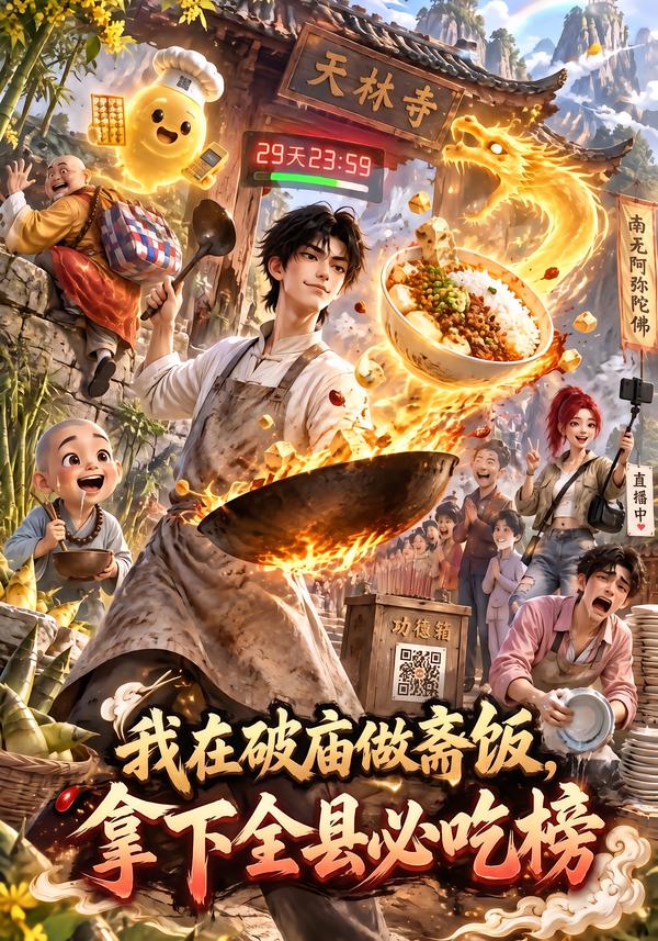 我在破廟做齋飯，拿下全縣必吃榜
