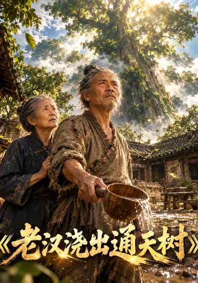 老漢澆出通天樹