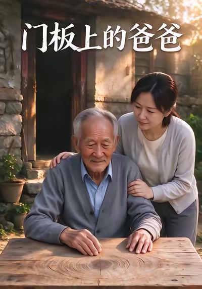 门板上的爸爸