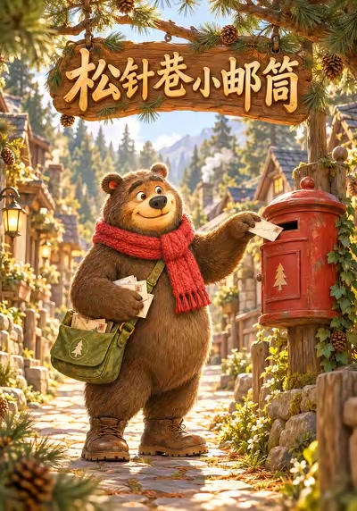 松针巷小邮筒