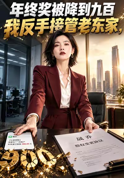 年终奖被降到九百，我反手接管老东家