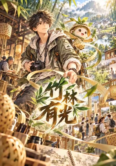 竹林有光