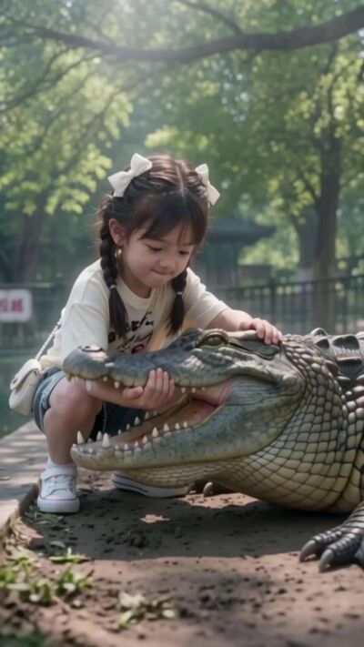 《萌娃獸語滿級，動物園成了後花園》劇照