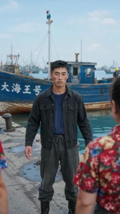 《被人欺骗买破船，一家出海成海王》剧照