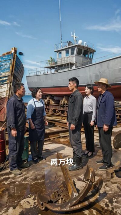 《被人欺骗买破船，一家出海成海王》剧照