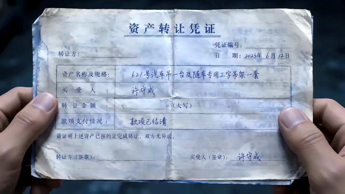 《倉庫裡的老吊機》劇照