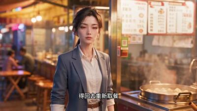 《八岁的我，给自己找了个外卖员爸爸》剧照