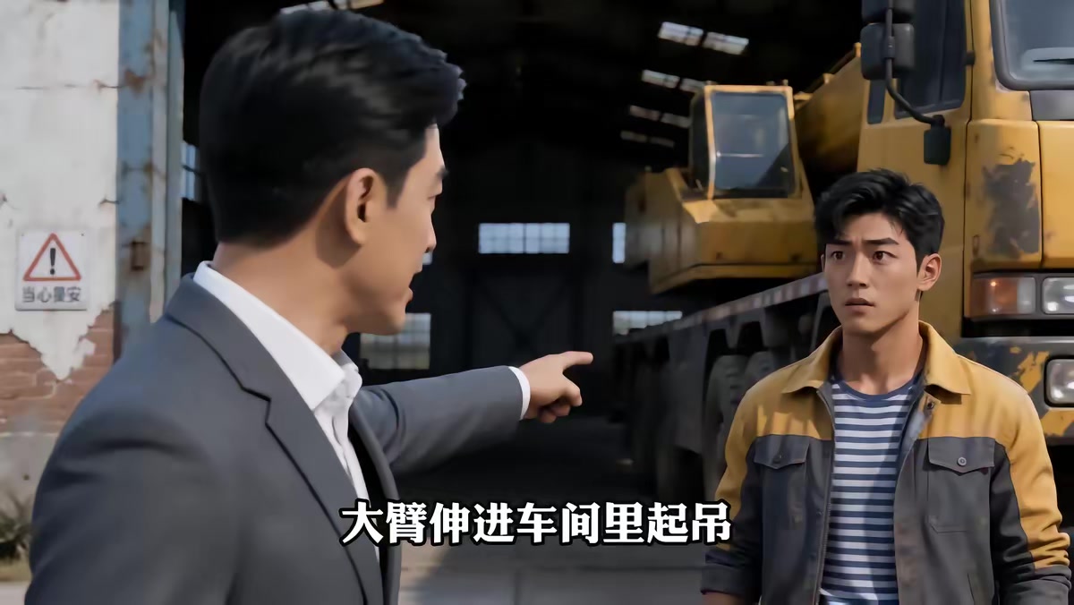 《倉庫裡的老吊機》劇照