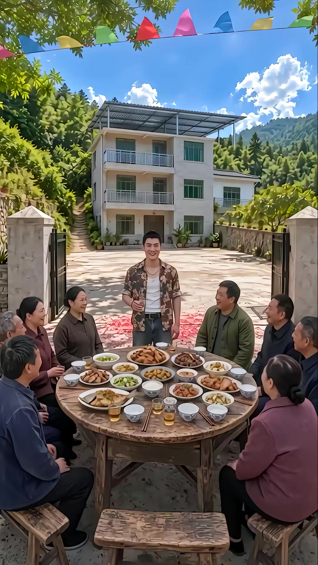 《我家院子不借道》剧照