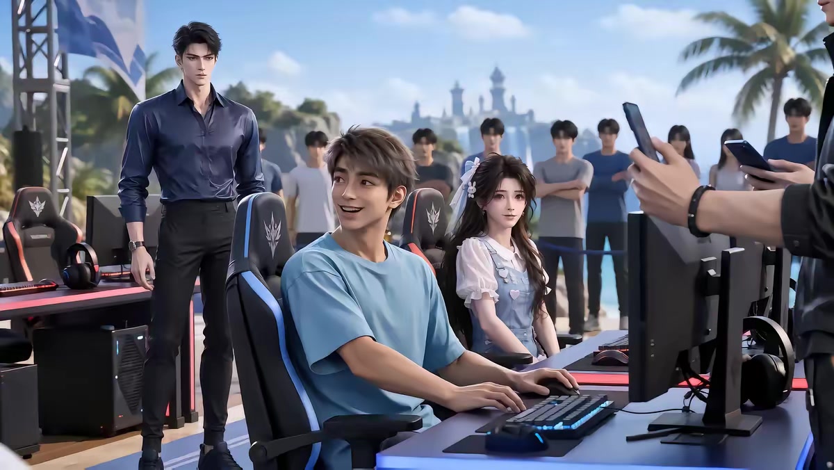 《我的遊戲好友全是大佬4：海島之行》劇照
