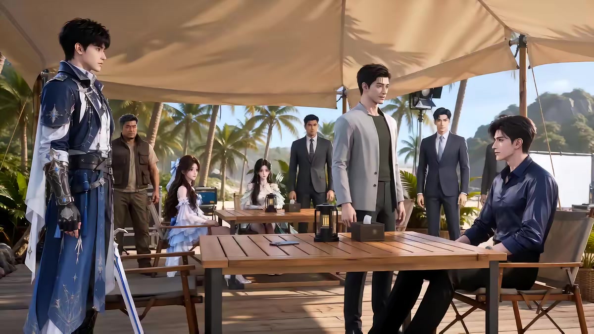 《我的遊戲好友全是大佬4：海島之行》劇照