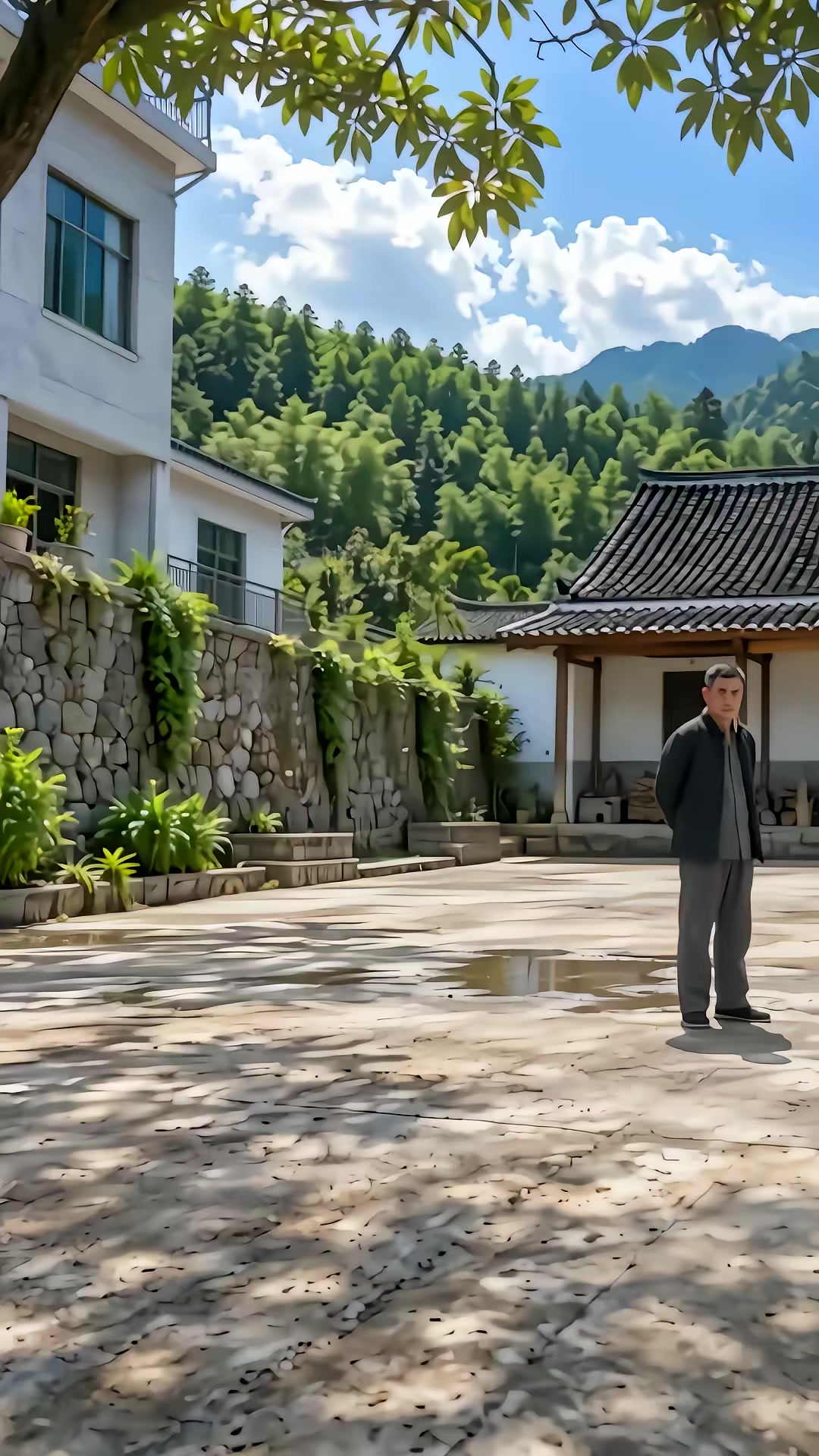 《我家院子不借道》剧照
