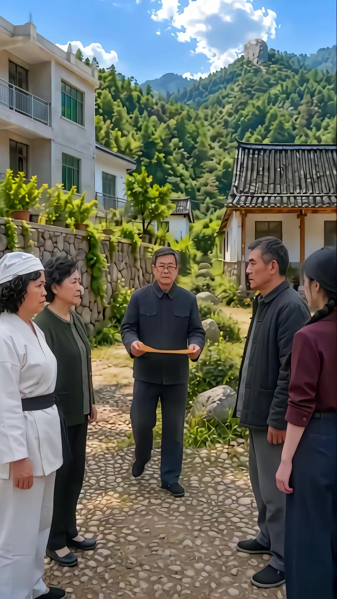 《我家院子不借道》剧照