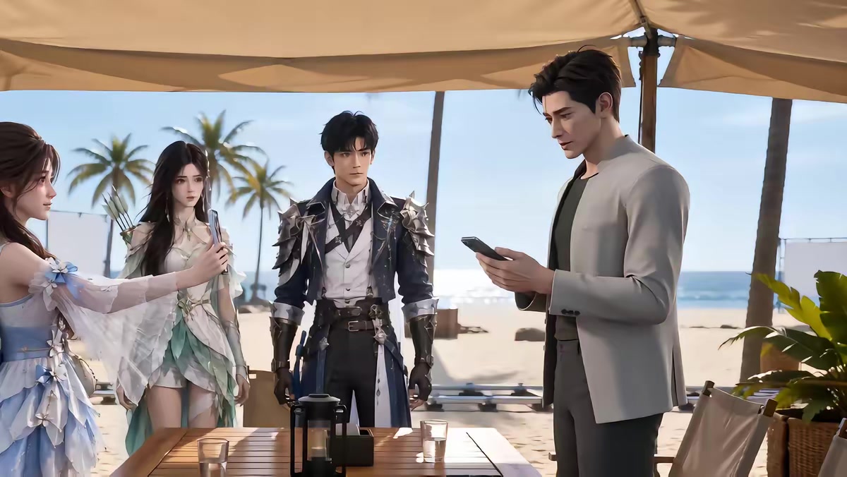 《我的遊戲好友全是大佬4：海島之行》劇照