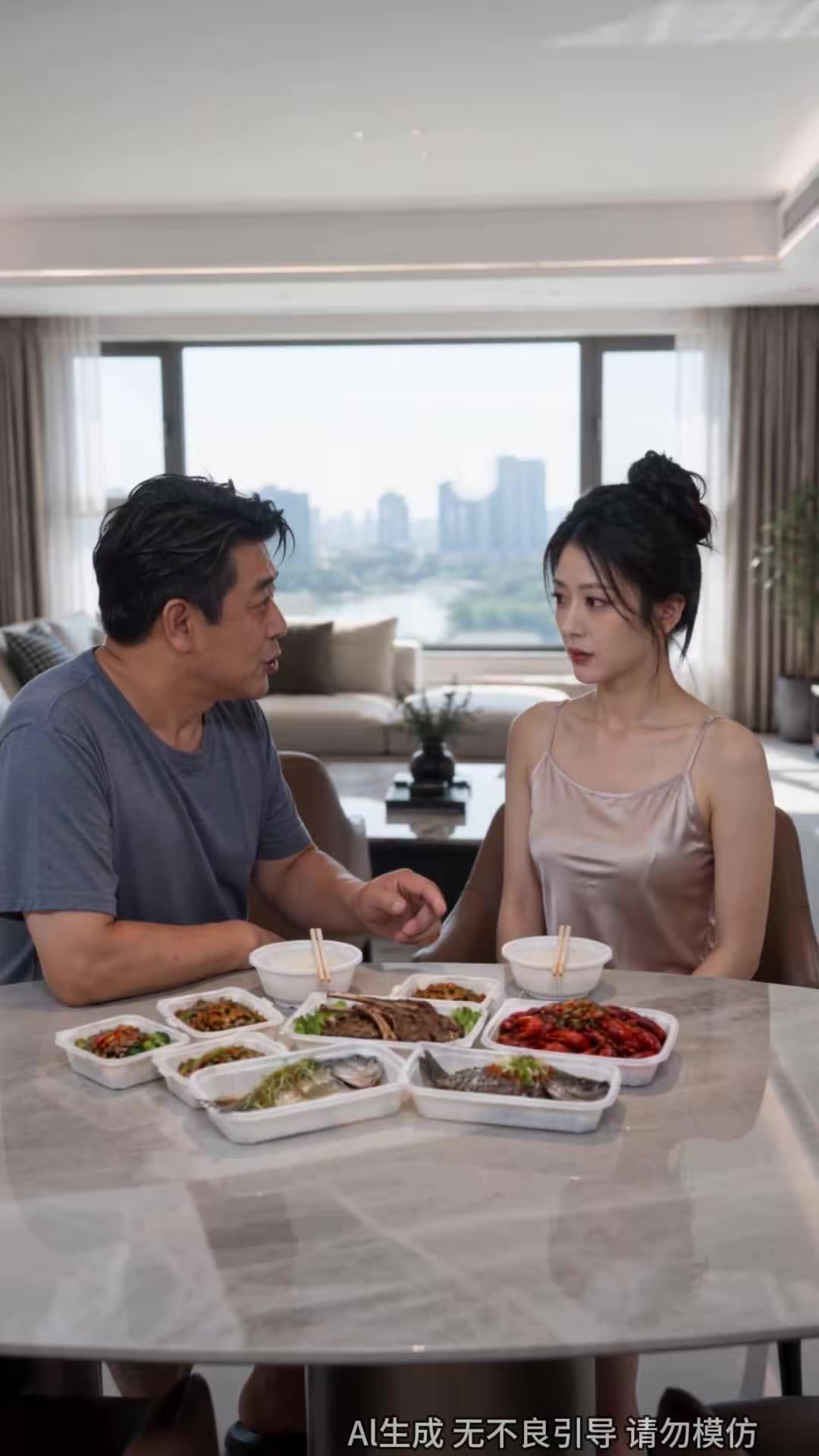 《中年保安的春天不期而至的良緣》劇照