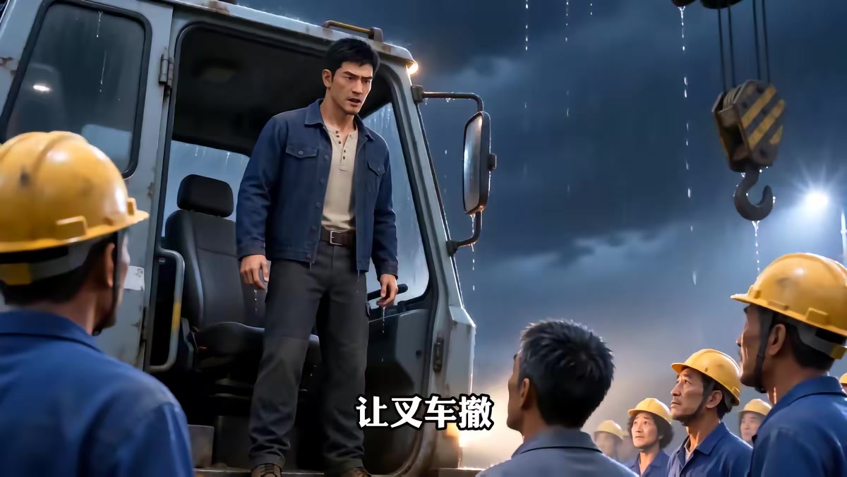 《倉庫裡的老吊機》劇照