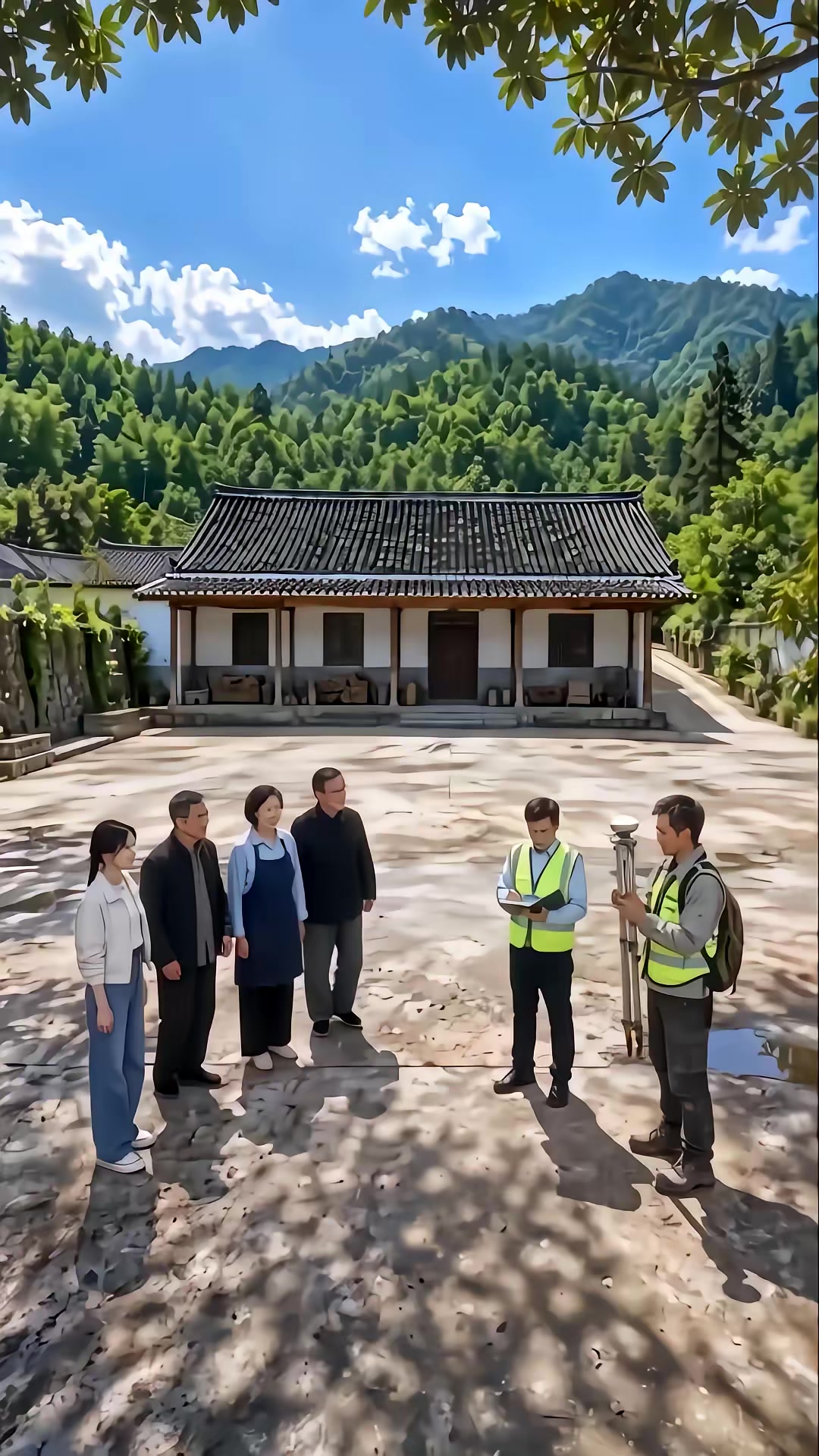 《我家院子不借道》剧照