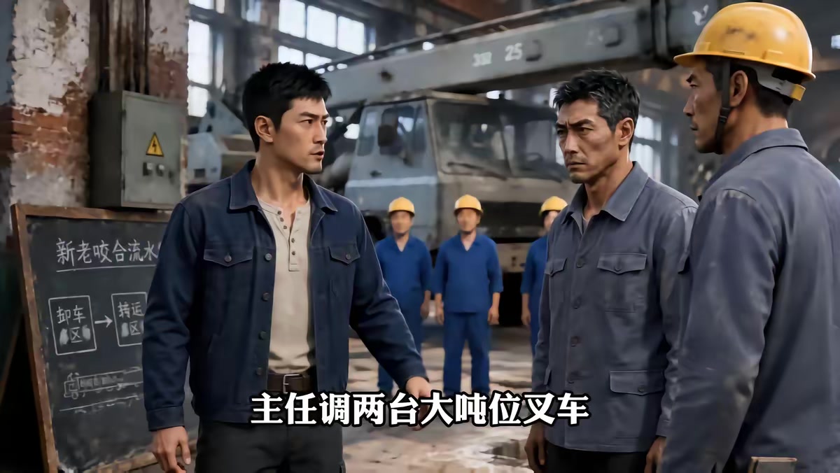 《倉庫裡的老吊機》劇照