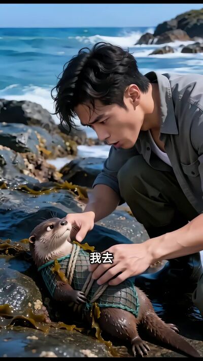 《一人一兽闯深海》剧照