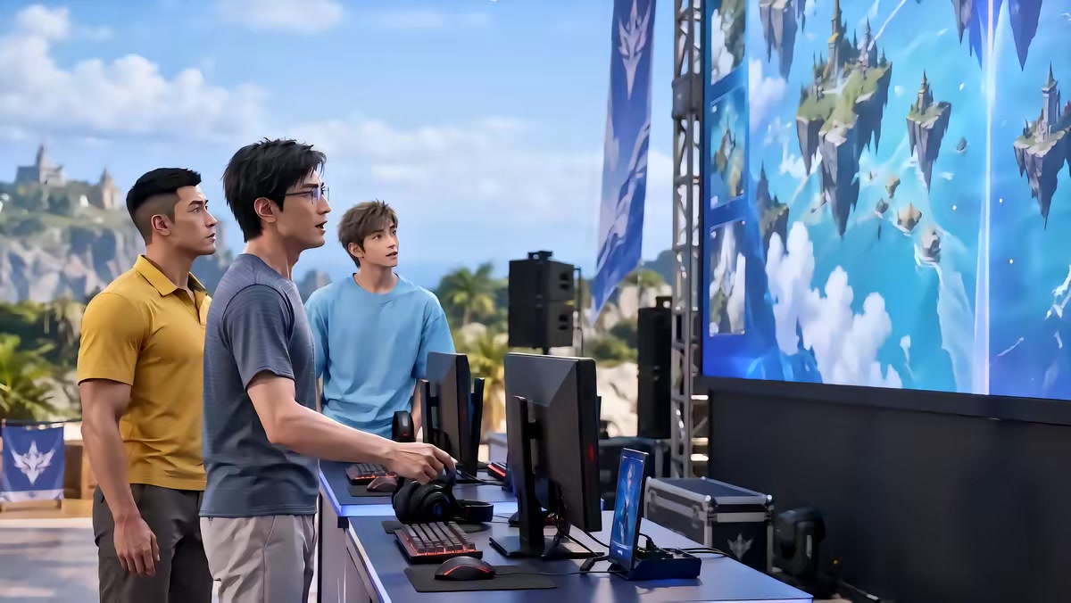 《我的遊戲好友全是大佬4：海島之行》劇照