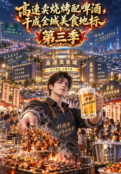 高速賣燒烤配啤酒，幹成全城美食地標第三季