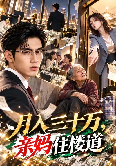 月入三十万，亲妈住楼道