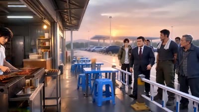 《高速賣燒烤配啤酒，幹成全城美食地標第三季》劇照