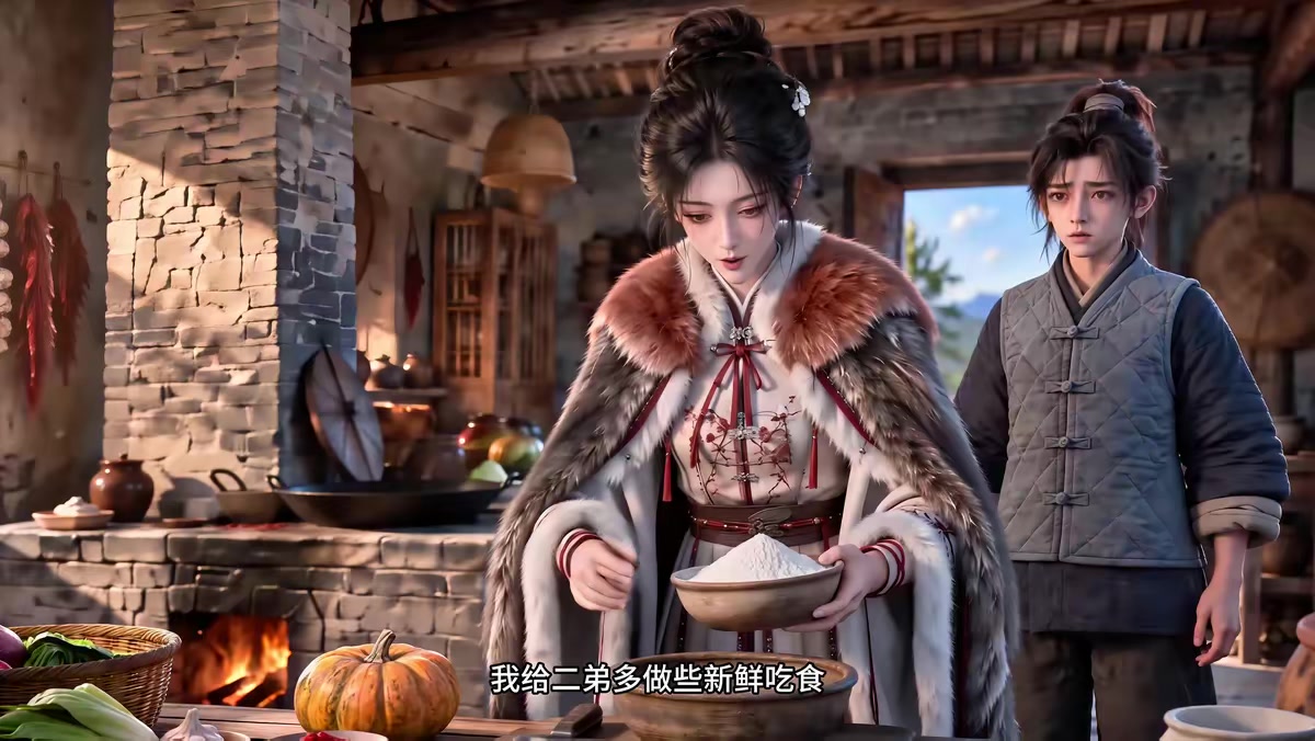 《拒绝内耗！穿书后我靠囤货苟成团宠了》剧照