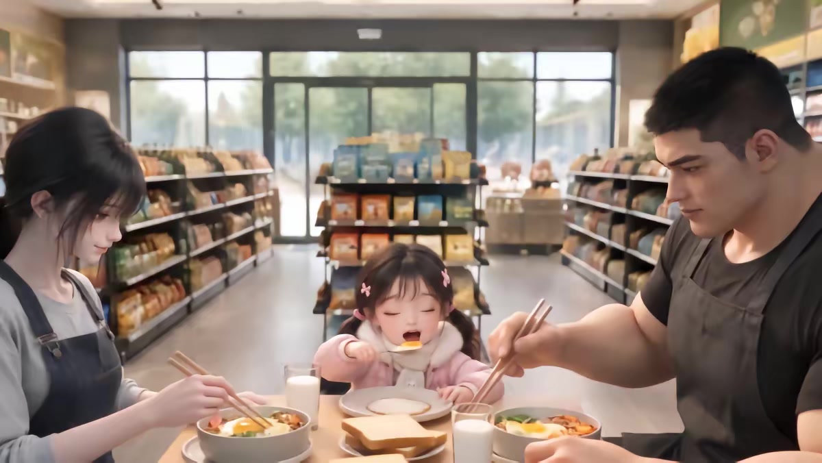《天降萌娃，奶爸開店致富》劇照