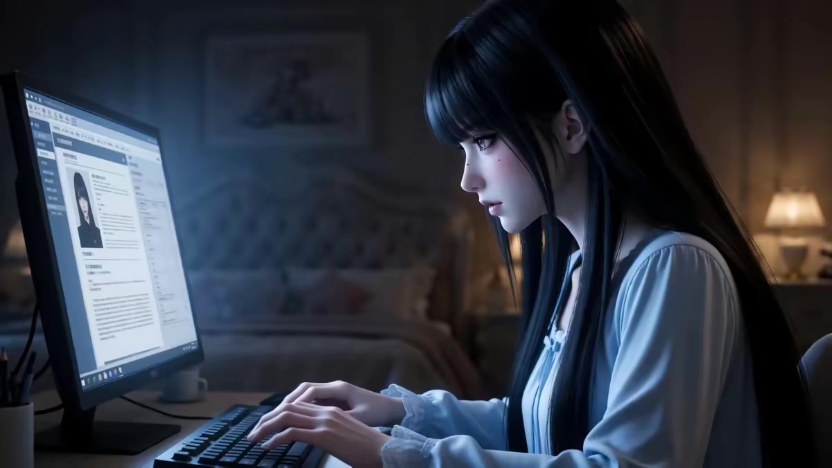 《她自夜而来》剧照