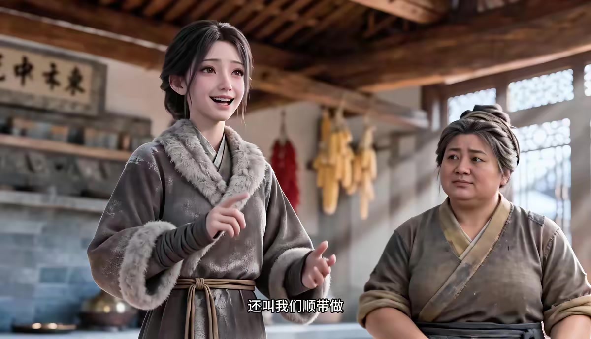 《拒绝内耗！穿书后我靠囤货苟成团宠了》剧照