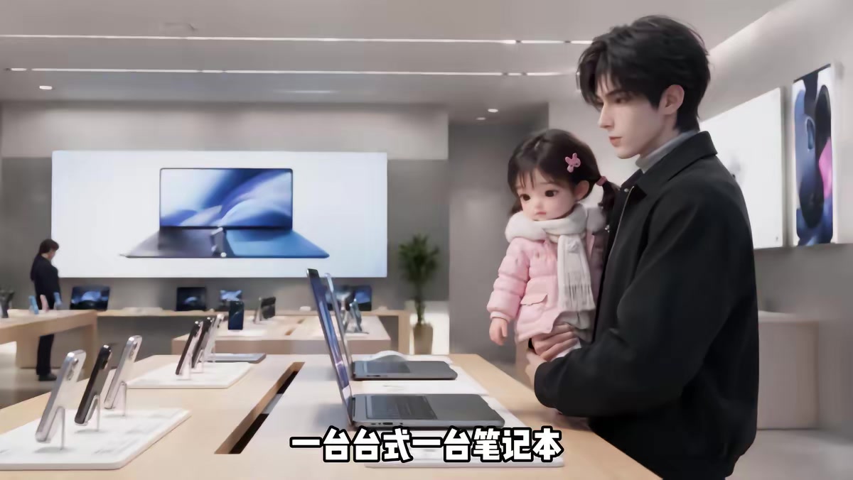 《天降萌娃，奶爸開店致富》劇照